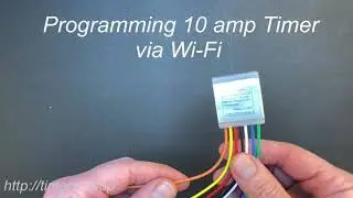Wi-Fi configurable 10amp Timer. Configure via phone or computer.