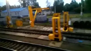 2017.08.29 - Отъезд из Данилова в сторону Буя. Россия из окна поезда.