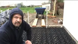 DIY Shed Build Ep 6: Greenhouse Foundtion