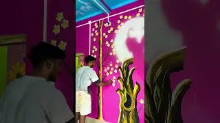 New tree flowers wall art part -2 #rangchobi_wallart