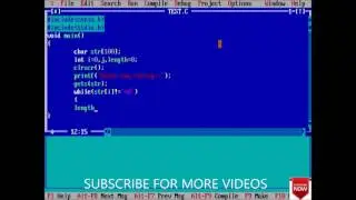 C program To FIND whether string is PALINDROME OR not-77