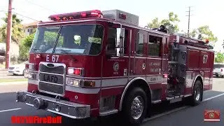 LAFD Engine 67 Responding