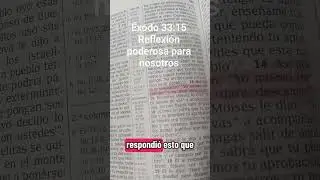 &Eacute;xodo 33:15  Reflexi&oacute;n poderosa para nosotros.   #reflexion  #mensajepoderoso #cristiano