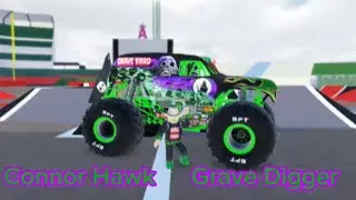 Connor Hawk Grave Digger, Driver Card Monster Jam Mayhem West