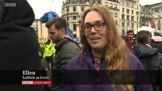 XR East of England in London: BBC Look East