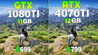 GTX 1080 Tİ vs RTX 4070 Tİ - Test in 8 Games