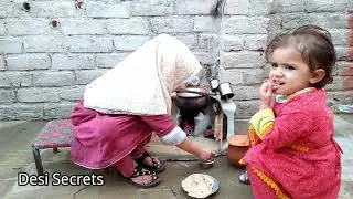 Afira cooking | Desi Secrets | village life | village children cooking | village children