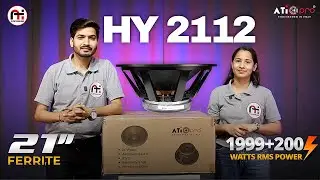 The KING of All 21 Inch DJ Speakers - HY 2112 | ATi Pro Technologies