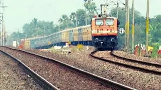 High Speed Push Pull Janmabhoomi SF Festival Special | Indian Railways