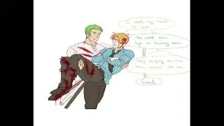 When Sanji Get Hurt&hellip; Everything Goes Crazy | One piece comic dub | Artist: @azuretiger #onepiece