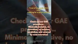 Tired of Knee pain ?? Then GAE is the best solution #championhealthsystem #northcarolinahealth #gae