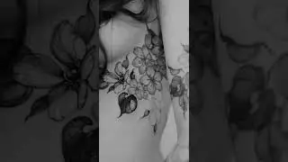 Beautiful botanical tattoo by Inlove