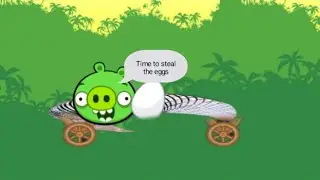 The Slinky Mobile in Bad Piggies