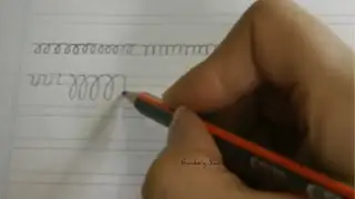 Caligrafía: Ejercicios para agilizar la mano primera parte
