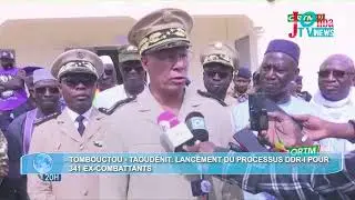 Timbuktu-Taoudenit: Launch of the DDR-I process for 341 ex-combatants