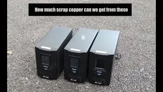 Scraping copper wire from UPS power backups