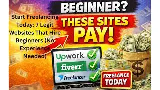 Start Freelancing Today: 7 Legit Websites That Hire Beginners (No Experience Needed)