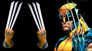 Easy Origami Paper Wolverine Claws || Paper Ninja Claws