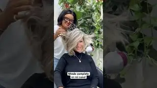 CAMBIO DE LOOK EN CANAS #natural #corte #mexico #sanborja #canas #argentina #belleza #sano #divina