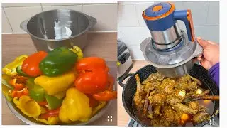 5L Electric Meat Grinder & Chopper review/ chicken & turkey fried stew #iwhatrecipes