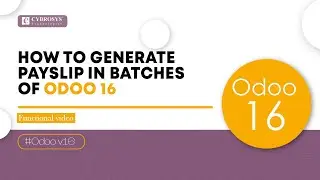 How to Generating Batches of Payslips in Odoo 16 | Odoo 16 App Payroll Tutorials