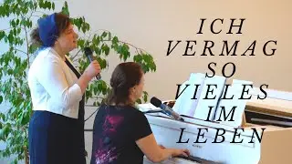 Ich vermag so vieles im Leben - Live - Christliches Lied zur Taufe