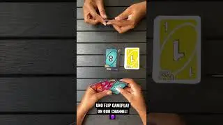 Happy Flipping Friday! 🟣 It&rsquo;s UNO Flip Time #unocardgame #howtoplayuno #unoflip #shorts