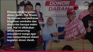 Bantu Penderita Thalasemia, Memo Hermawan Gelar Donor Darah di Leuwigoong