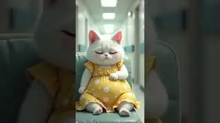 The pregnant cat's difficult situation #cute cat #cat  #smart cat #cat citeen #shorts #shortsvideo