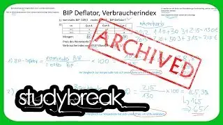 [ARCHIVIERT] BIP-Deflator, Verbraucherpreisindex, Preisindex | Volkswirtschaftslehre