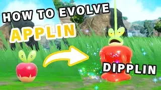 How to Evolve Applin into Dipplin | Where to get Syrupy Apple ► Pokemon Scarlet & Violet