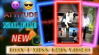 Attitude Xml File😈||Sempero Qmiir Xml File📂||Editing Amit Majhi