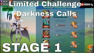 Limited Challenge (Tantangan Terbatas) Darkness Calls : Dark Follower-Stage 1 - LORDS MOBILE
