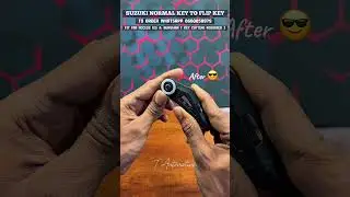 Suzuki Access 125 & Burgman Normal Key to Flip Key Modify #flipkey #shorts