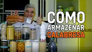 Eu armazeno CALABRESA por mais de 2 anos ASSIM! supersimples
