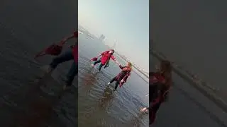Karachi#Seaside#pakistan#Shortvideo#Enjoying Moments#with Monafreind#shorts#BySeemasoni