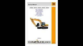 JCB JS200, JS210, JS220, JS240, JS260 | 9803/6510-03 Service manual