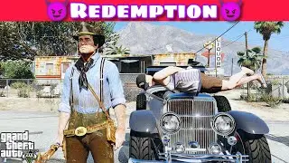 Punishing Nasty People As Arthur Morgan In GTA 5.GTA 5 Funny Videos.😈😁