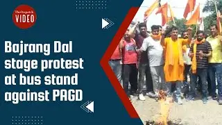 Bajrang Dal stage protest at bus stand against PAGD