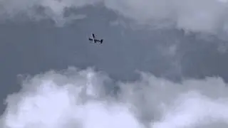 Futaba Sky Leaf Classic OS Engines GGT10 RC flight outdoors