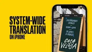 System Wide Translation in iOS 15 #shorts