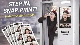 Nordic All-in-One Photo Booth in Real Use