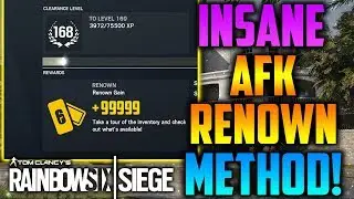 INSANE AFK RENOWN FARMING METHOD! (TUTORIAL) *AFTER PATCH* - Rainbow Six Siege