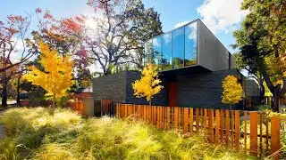 Modern two-story Boxy Waverly House in Silicon Valley designed by EYRC architects.