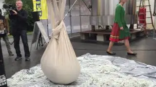Vorbereitung für den Weltrekord-Knödel