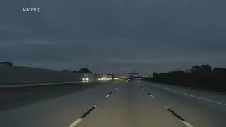 Video shows plane crash-landing on top of a car on a Florida highway
