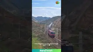 The SECRET to Moving Millions of Tons! 🚂 Watch These Iron Beasts Conquer the Mountains! #railway