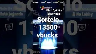#battleroyalefortnite #fortnite #sorteio #vbucks @TaissonS