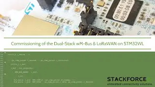 Commissioning of the Dual Stack Wireless M-Bus and LoRaWAN on STM32WL