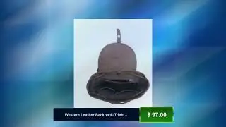 Western Leather Backpack-Trinity Ranch Hair-On Luxury Collection Bag